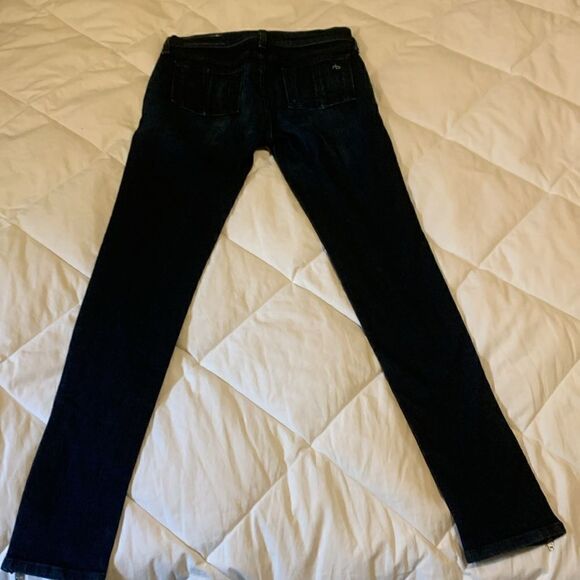 RAG & BONE/jean size 27, like new, Kensington, zip ankle, 5 pocket - Picture 6 of 12